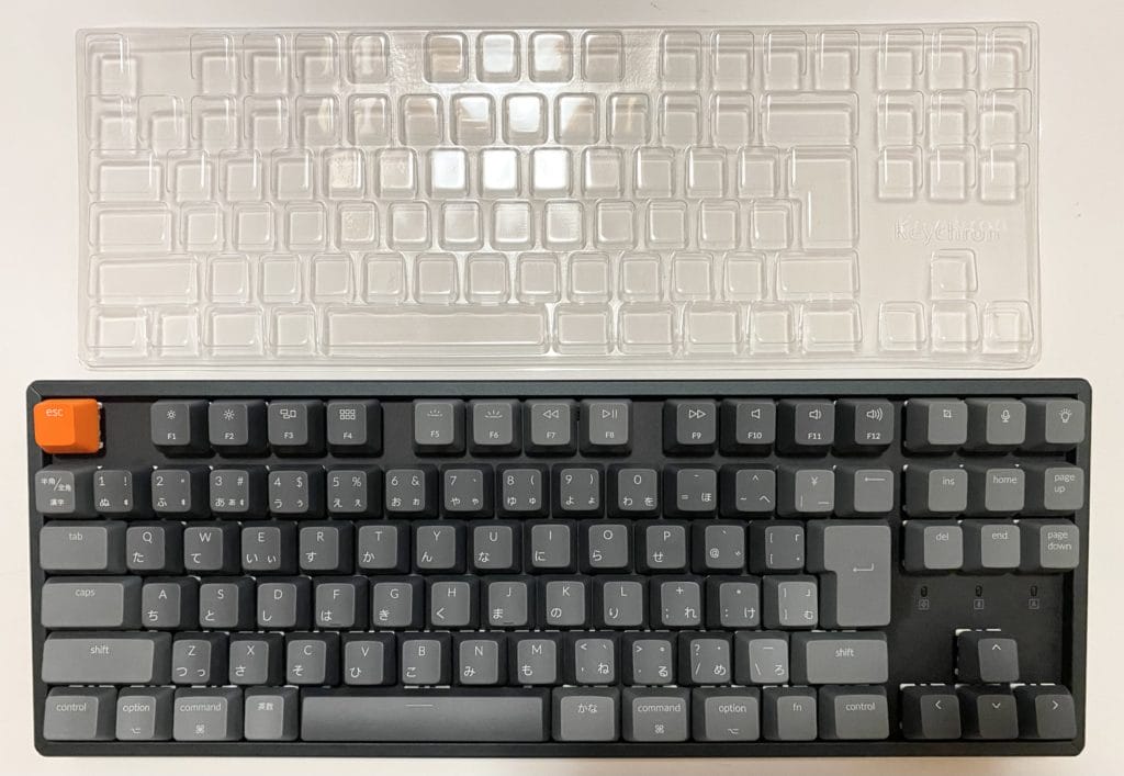 Keychron K8 キーボードカバー