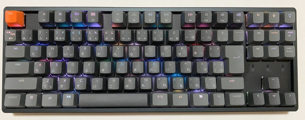 Keychron K8 光り方2