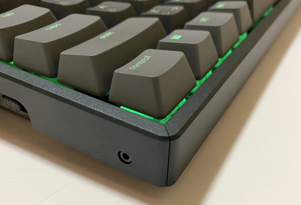 Keychron K8 角のデザイン